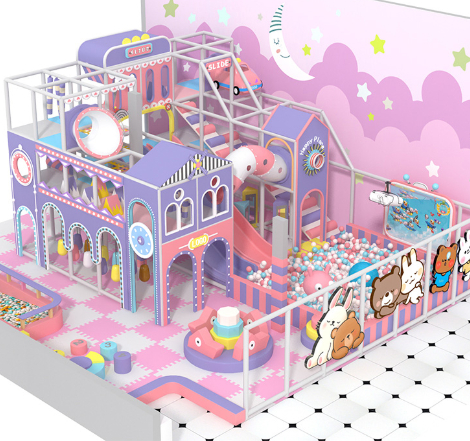 plastic indoor playground equipment for sale